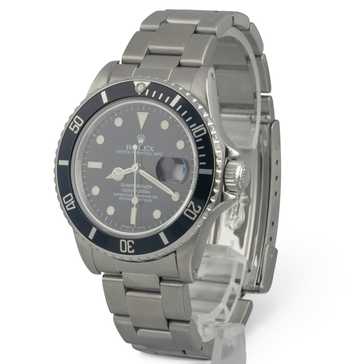 1984 Rolex Submariner Black Stainless Steel 40mm 16800 + SERVICE BOX & BOOK