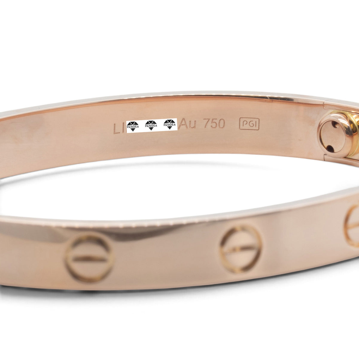 artier Love Classic 18k Rose Gold Bracelet Size 16 RECEIPT BOX & CERT 2021
