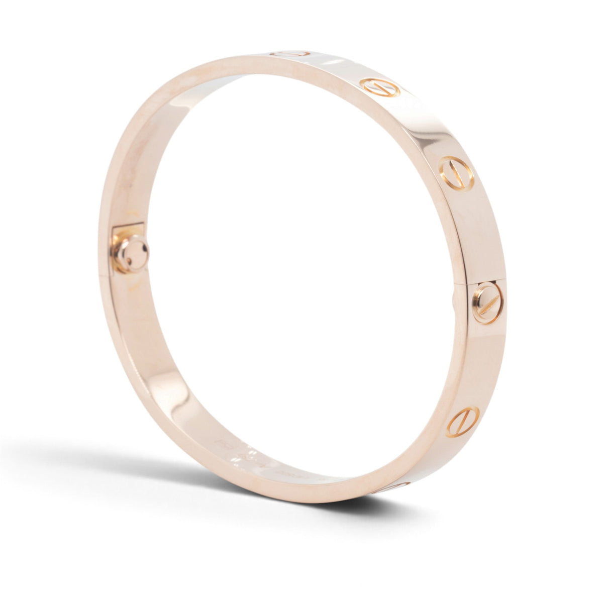 artier Love Classic 18k Rose Gold Bracelet Size 16 RECEIPT BOX & CERT 2021