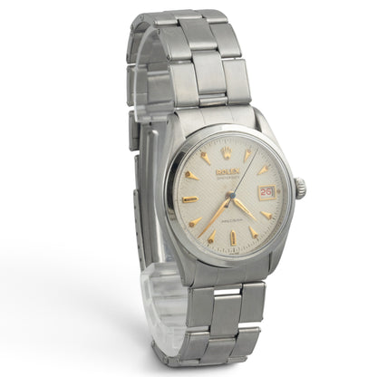 1954 Rolex Oyster Precision Date 6294 Honeycomb Roulette Stainless Manual 34mm