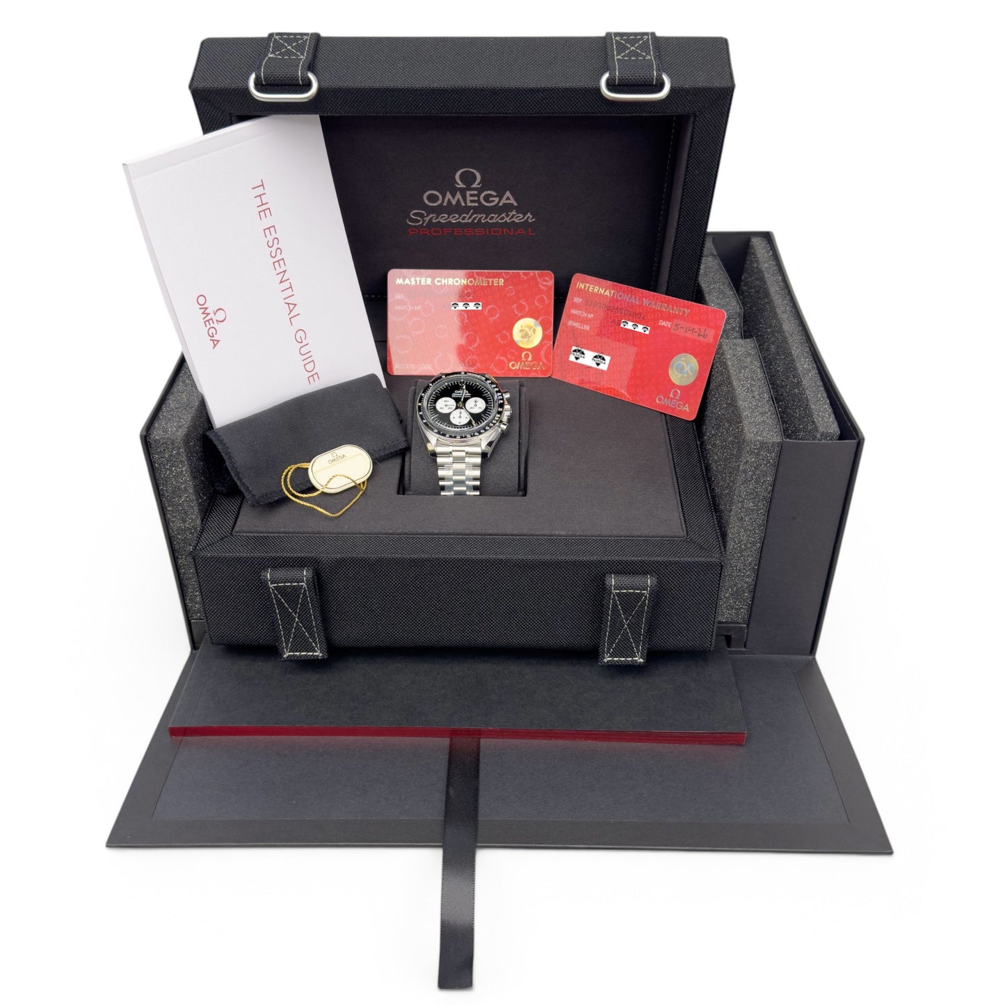 Omega Speedmaster Moonwatch REVERSE PANDA 310.30.42.50.01.004 42mm BOX + PAPERS