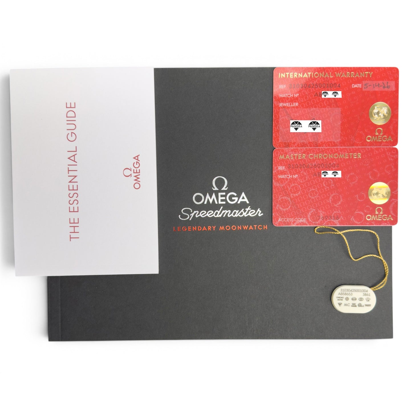 Omega Speedmaster Moonwatch REVERSE PANDA 310.30.42.50.01.004 42mm BOX + PAPERS