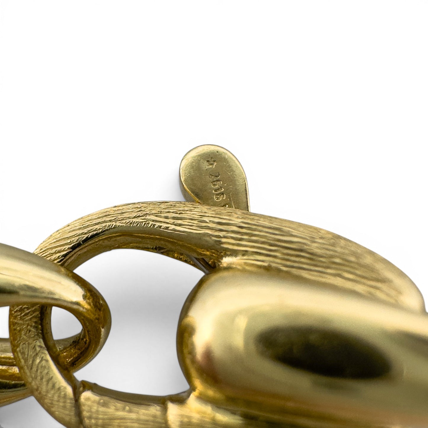 Marco Bicego Lucia Small Link Matte Brushed 18k Yellow Gold Bracelet 7.00"