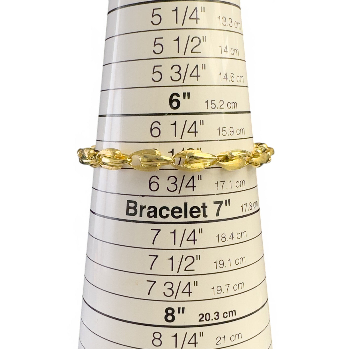 Marco Bicego Lucia Small Link Matte Brushed 18k Yellow Gold Bracelet 7.00"