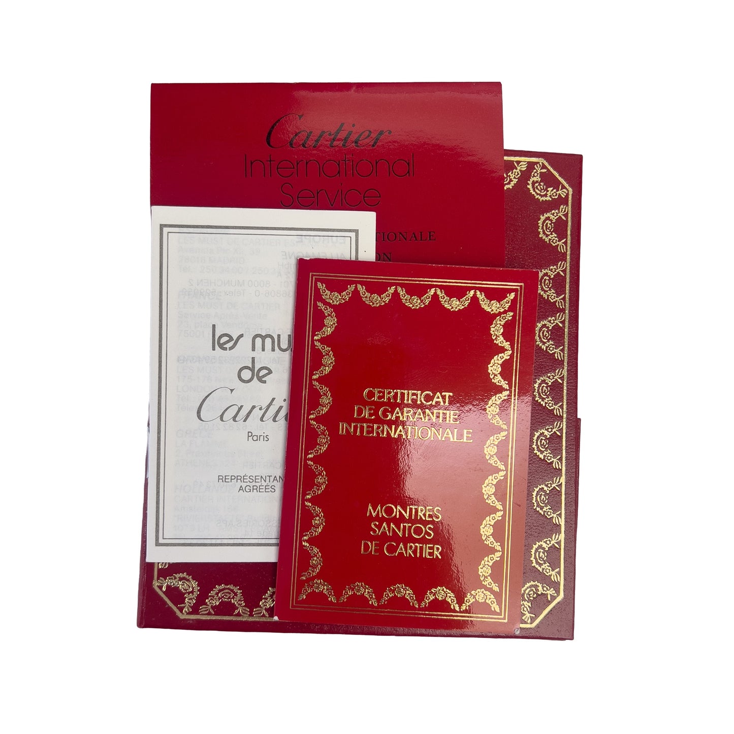 Cartier Santos de Cartier Small Stainless Steel 24mm Ladies Watch POUCH + PAPERS