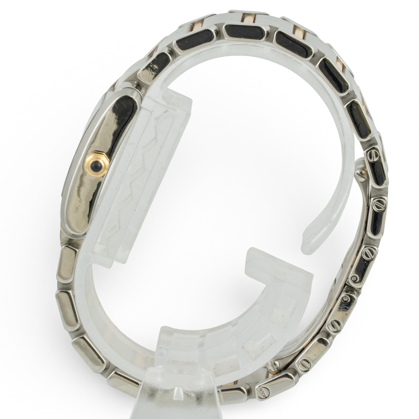 Cartier Tank Francaise 2384 18k Yellow Gold & Steel Ladies 20mm Quartz Watch