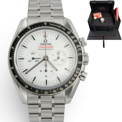 Omega Speedmaster Moonwatch Professional 310.30.42.50.04.001 White BOX PAPERS