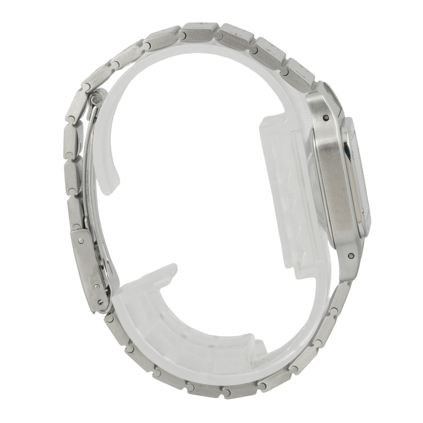 Cartier Santos de Cartier Small Stainless Steel 24mm Ladies Watch POUCH + PAPERS