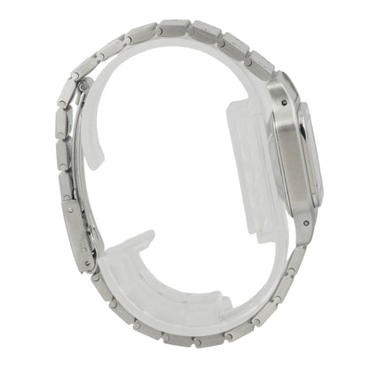 Cartier Santos de Cartier Small Stainless Steel 24mm Ladies Watch POUCH + PAPERS