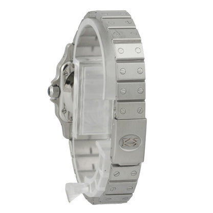 Cartier Santos de Cartier Small Stainless Steel 24mm Ladies Watch POUCH + PAPERS