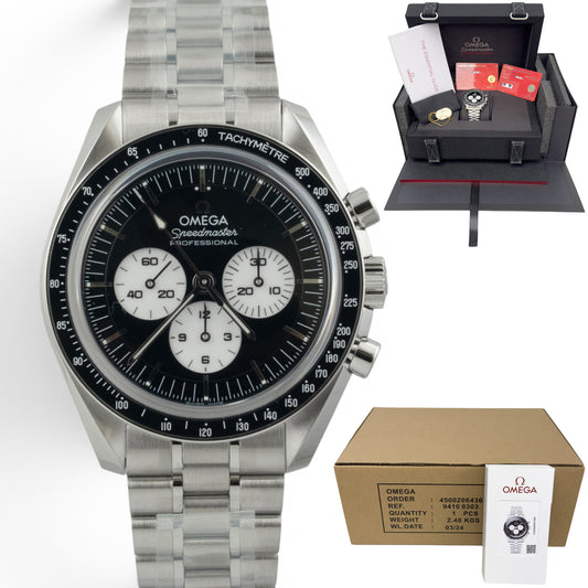 Omega Speedmaster Moonwatch REVERSE PANDA 310.30.42.50.01.004 42mm BOX + PAPERS
