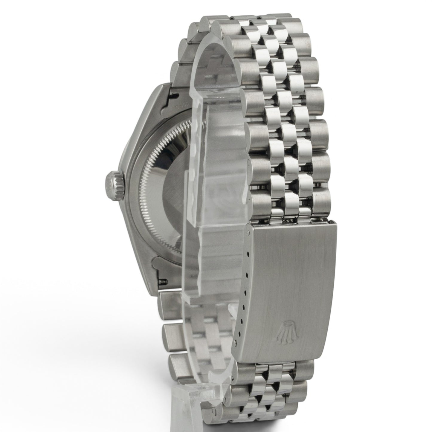 Rolex DateJust 16220 36mm Stainless Steel Silver Engine Turned 1999 BOX PAPERS