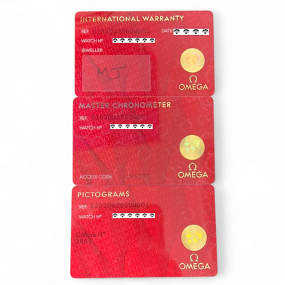 BRAND NEW Omega Speedmaster Moonwatch WHITE 42mm 310.30.42.50.04.001 COMPLETE