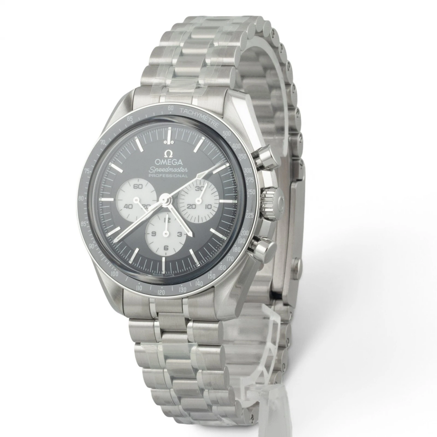 NEW Omega Speedmaster Moonwatch REVERSE PANDA 310.30.42.50.01.004 42mm COMPLETE