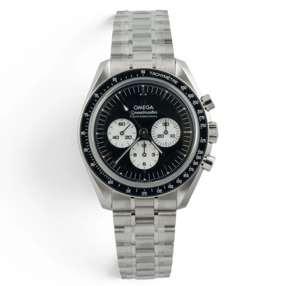 NEW Omega Speedmaster Moonwatch REVERSE PANDA 310.30.42.50.01.004 42mm COMPLETE