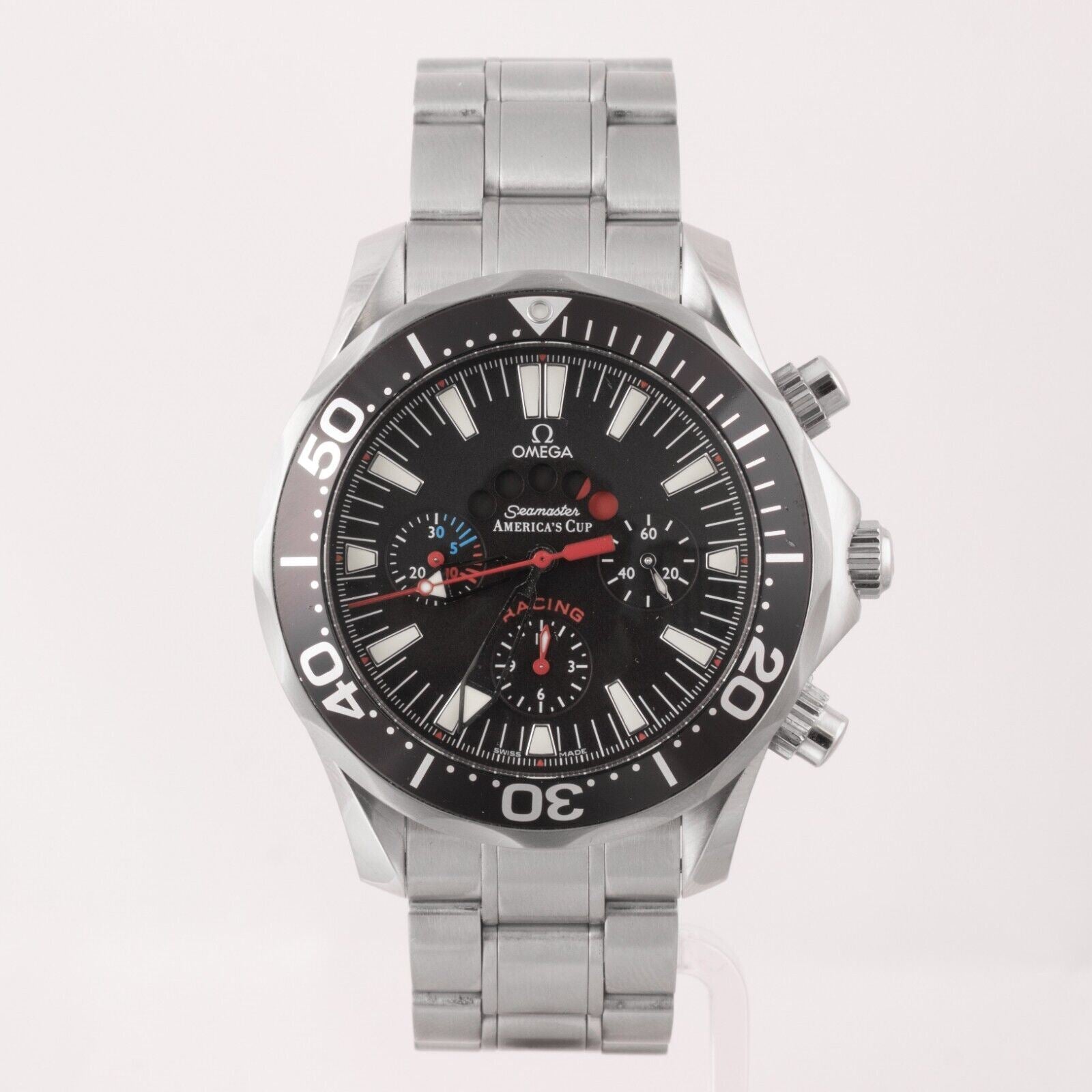 Omega Seamaster Racing America s Cup 44mm Steel Black Dial Mens