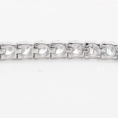 14k White Gold Diamond Tennis Bracelet 12.27ctw G SI1 6.50" 18.9g