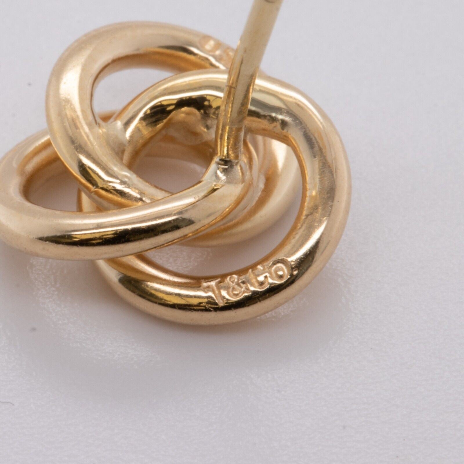Tiffany & Co. 18k Yellow Gold Trinity Knot Triple Circle