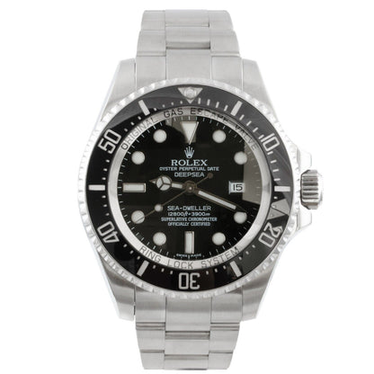 Rolex Sea-Dweller Deepsea Stainless Steel 44mm Black Watch 116660 BOX + PAPERS