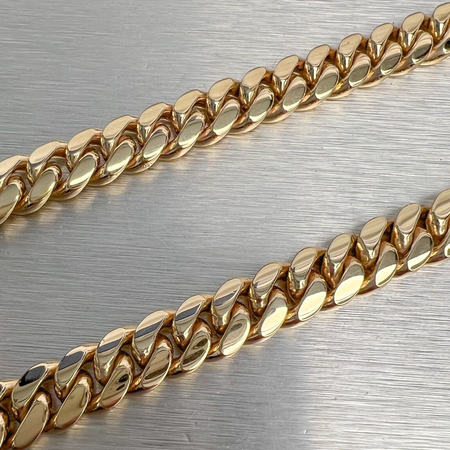 14k Yellow Gold Miami Cuban Link 8.70mm Chain Necklace 20" 113.1g