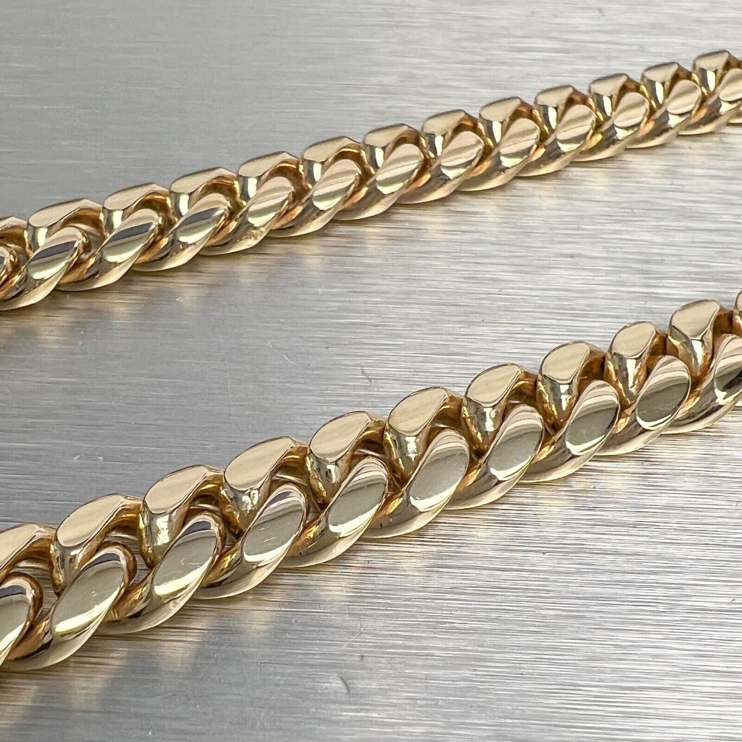 14k Yellow Gold Miami Cuban Link 8.70mm Chain Necklace 20" 113.1g