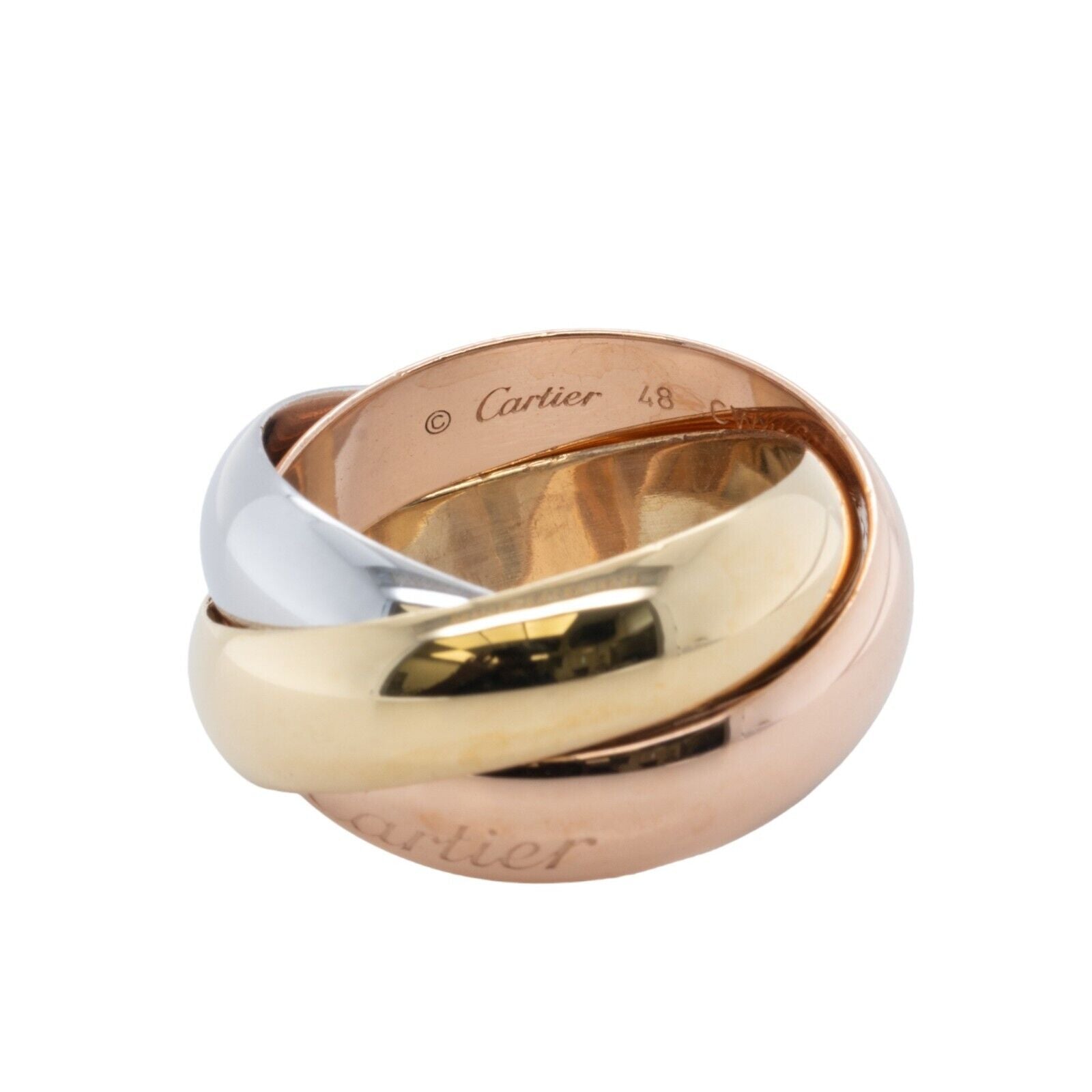 Cartier trinity hotsell ring 48