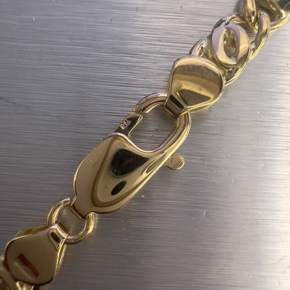 18k Yellow Gold Fancy Mariner Anchor Link Chain Necklace 24" 59gr 6mm